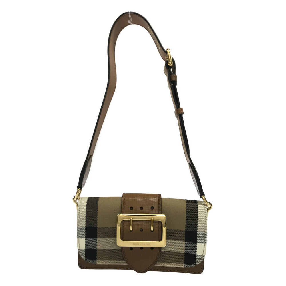 Burberry Mega Check Long Wallet Shoulder